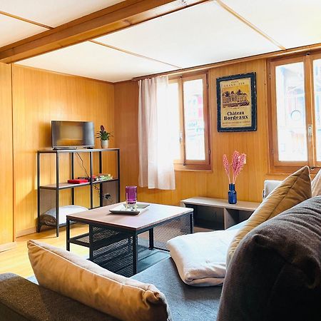 Lovely & Great Equipped Wooden Alp Chalet Flat Kandersteg Buitenkant foto