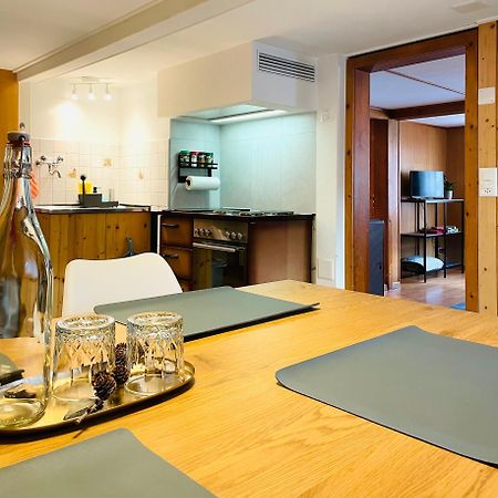 Lovely & Great Equipped Wooden Alp Chalet Flat Kandersteg Buitenkant foto