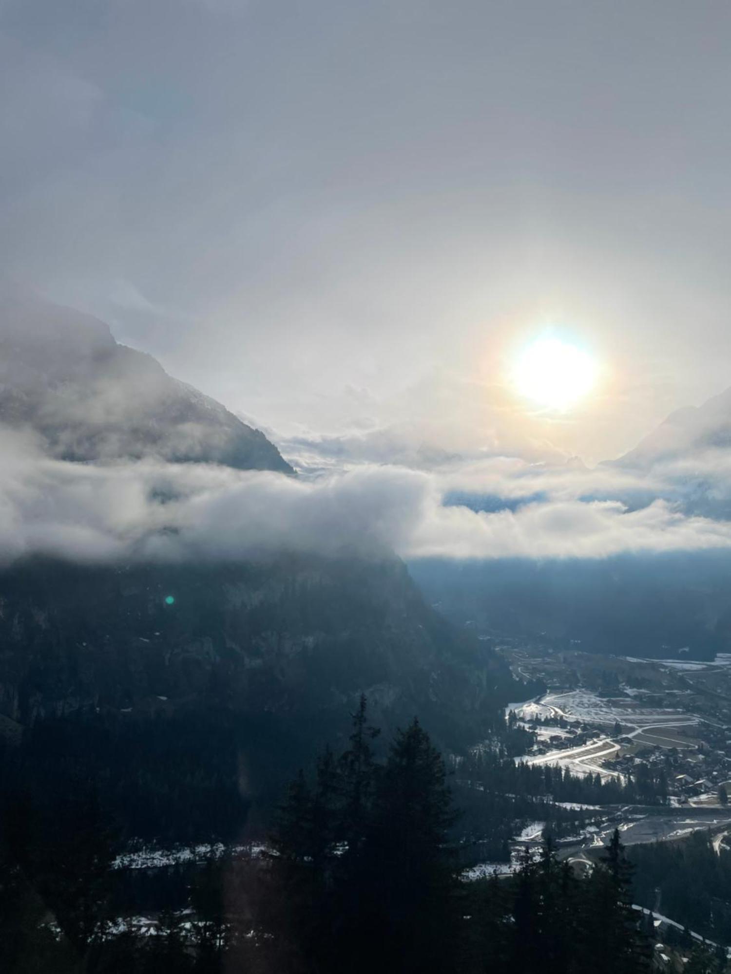 Lovely & Great Equipped Wooden Alp Chalet Flat Kandersteg Buitenkant foto