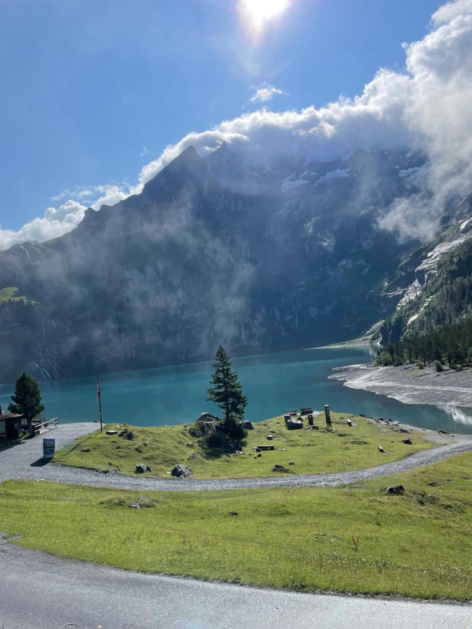 Lovely & Great Equipped Wooden Alp Chalet Flat Kandersteg Buitenkant foto