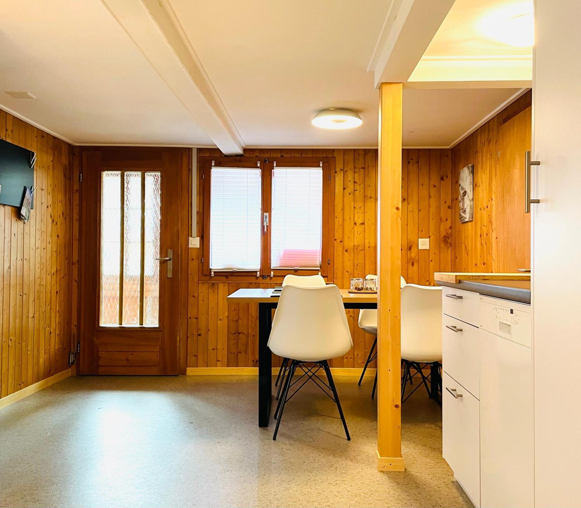 Lovely & Great Equipped Wooden Alp Chalet Flat Kandersteg Buitenkant foto